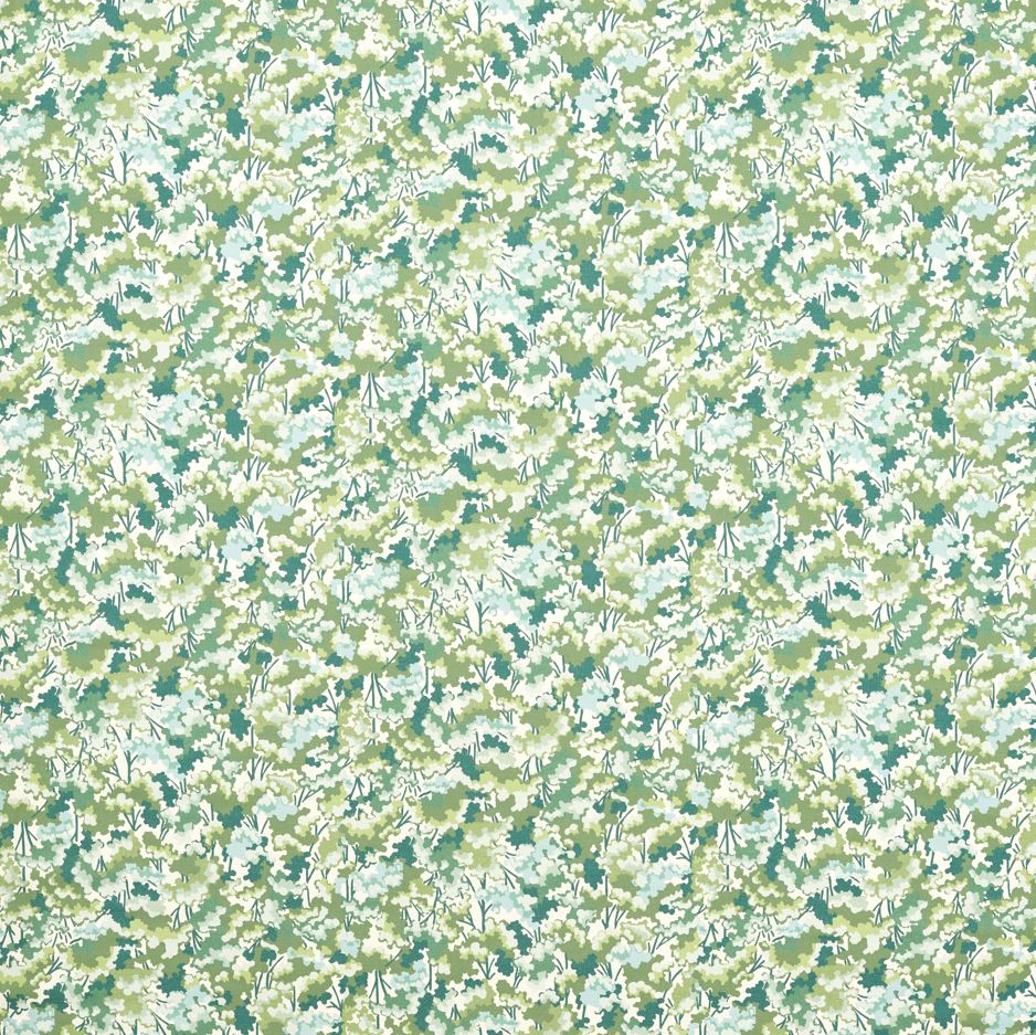 Harlequin Idyllic Tree Tops Forest/Kelly/Aqua Fabric
