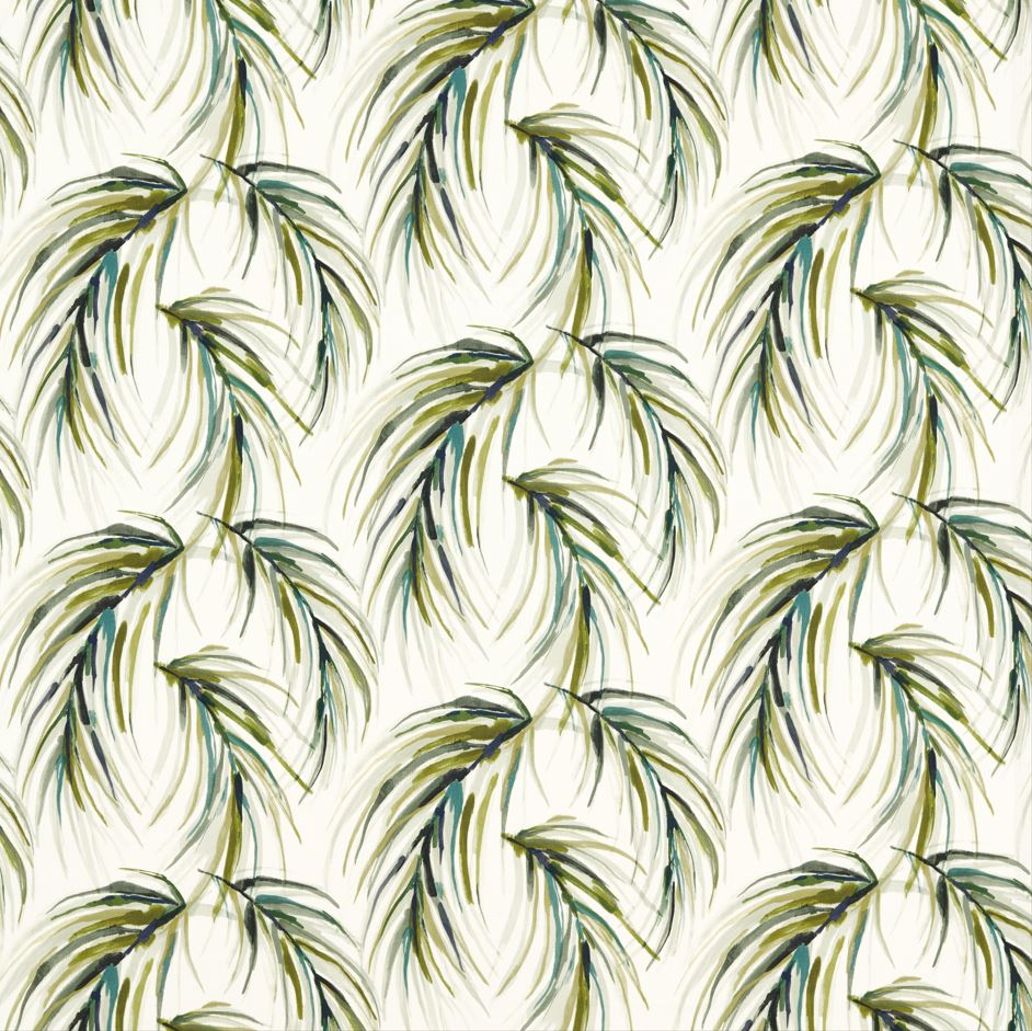 Harlequin Indoor Outdoor Prints Alvaro Lime/Palm Fabric