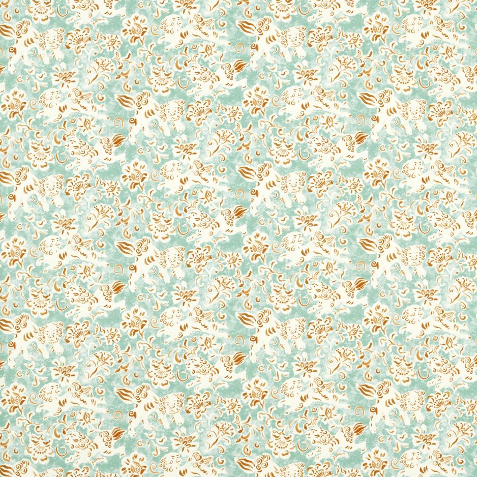 Harlequin Indoor Outdoor Prints Koya Azul/Paprika Fabric
