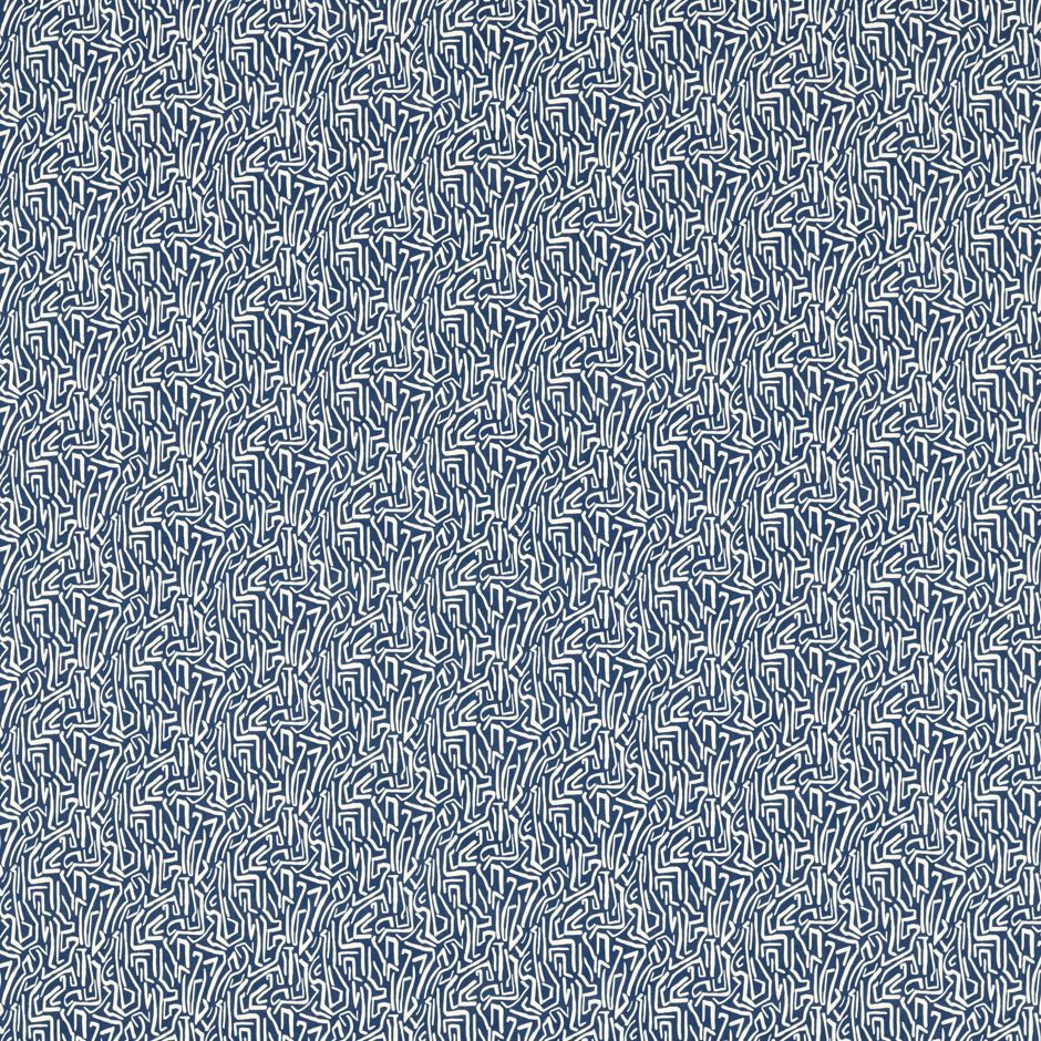 Harlequin Indoor Outdoor Prints Mini Melodic Indigo/Origami Fabric