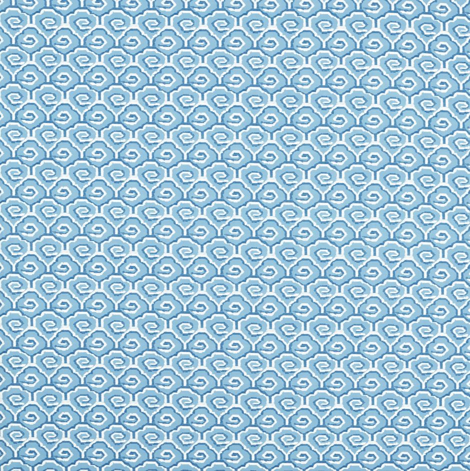 Harlequin Indoor Outdoor Prints Sora Indigo/Cornflower Fabric