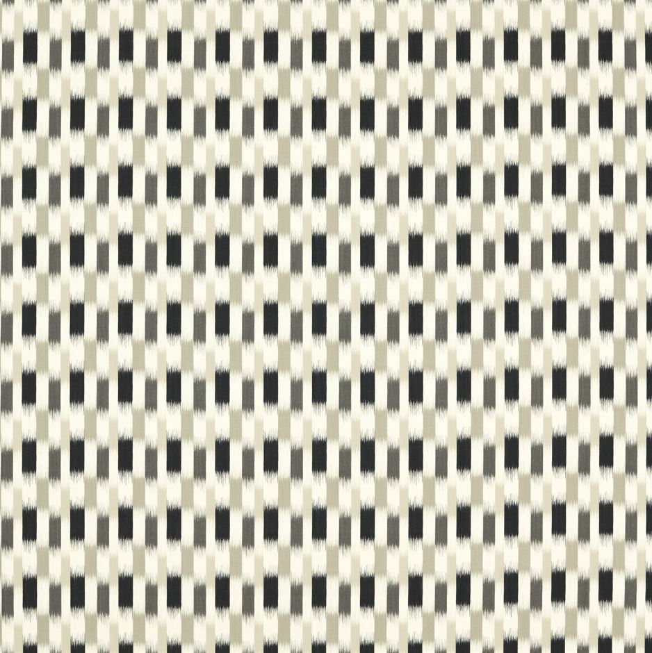 Harlequin Indoor Outdoor Prints Utto Black Earth/Taupe Fabric