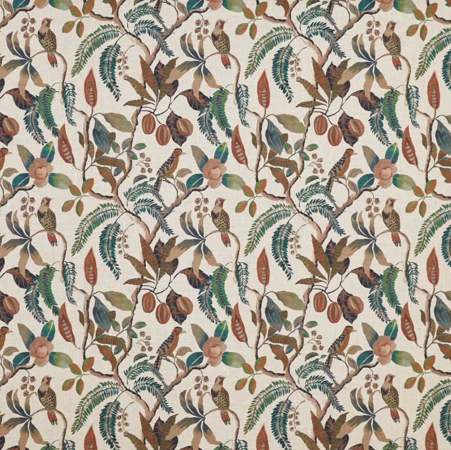 Prestigious Textiles Summer Renaissance Banyu Copper Fabric