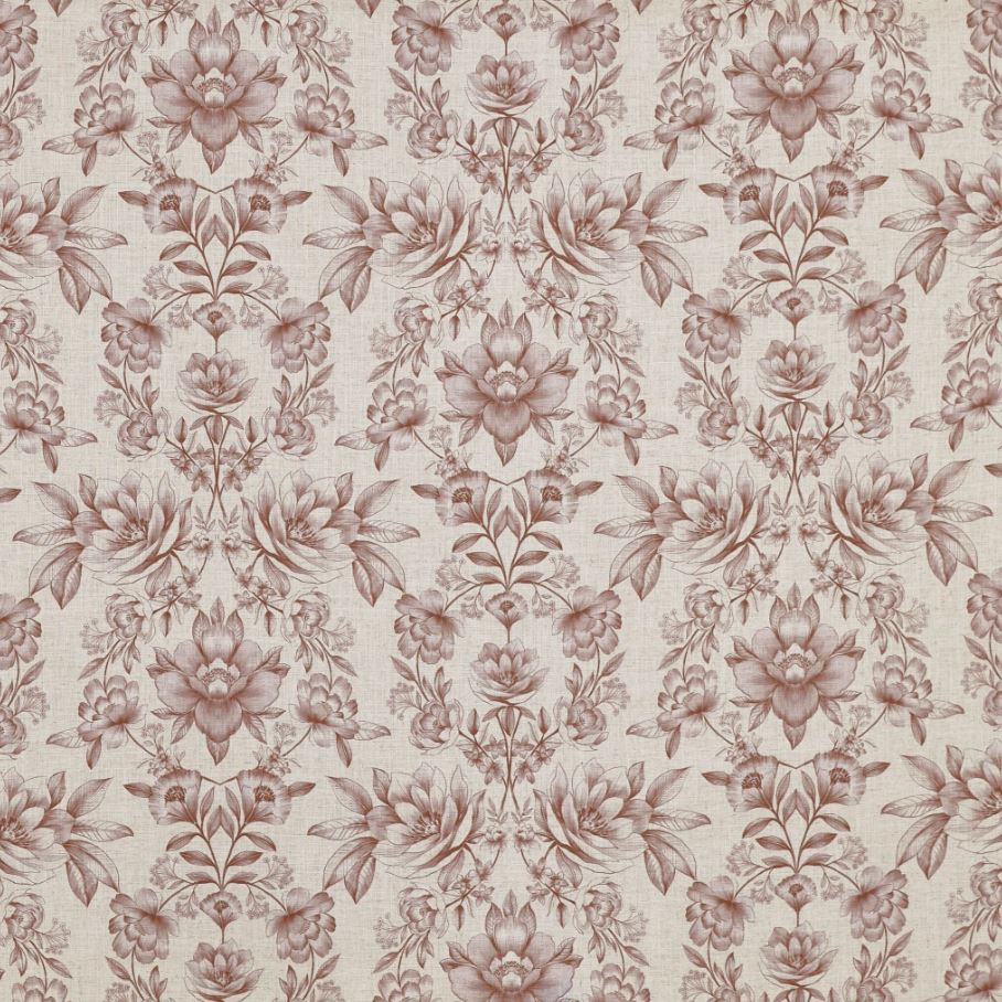 Prestigious Textiles Summer Renaissance Makassar Marsala Fabric