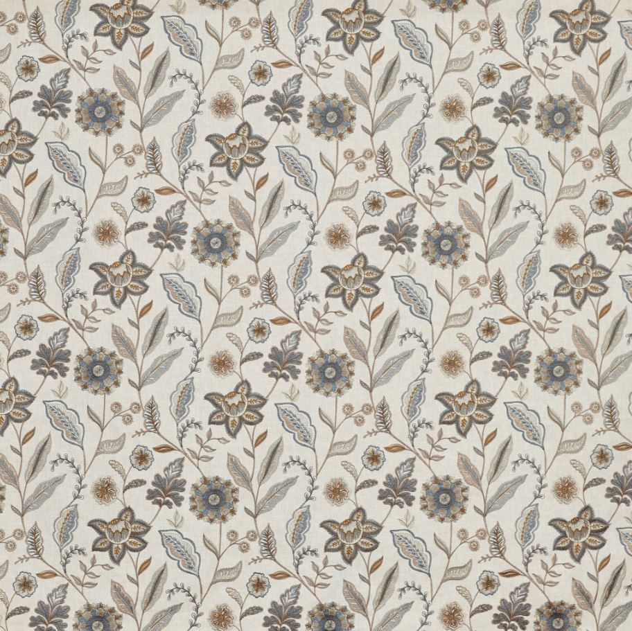 Prestigious Textiles Summer Renaissance Amisha Slate Fabric