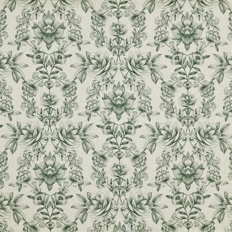Prestigious Textiles Summer Renaissance Makassar Emerald Fabric