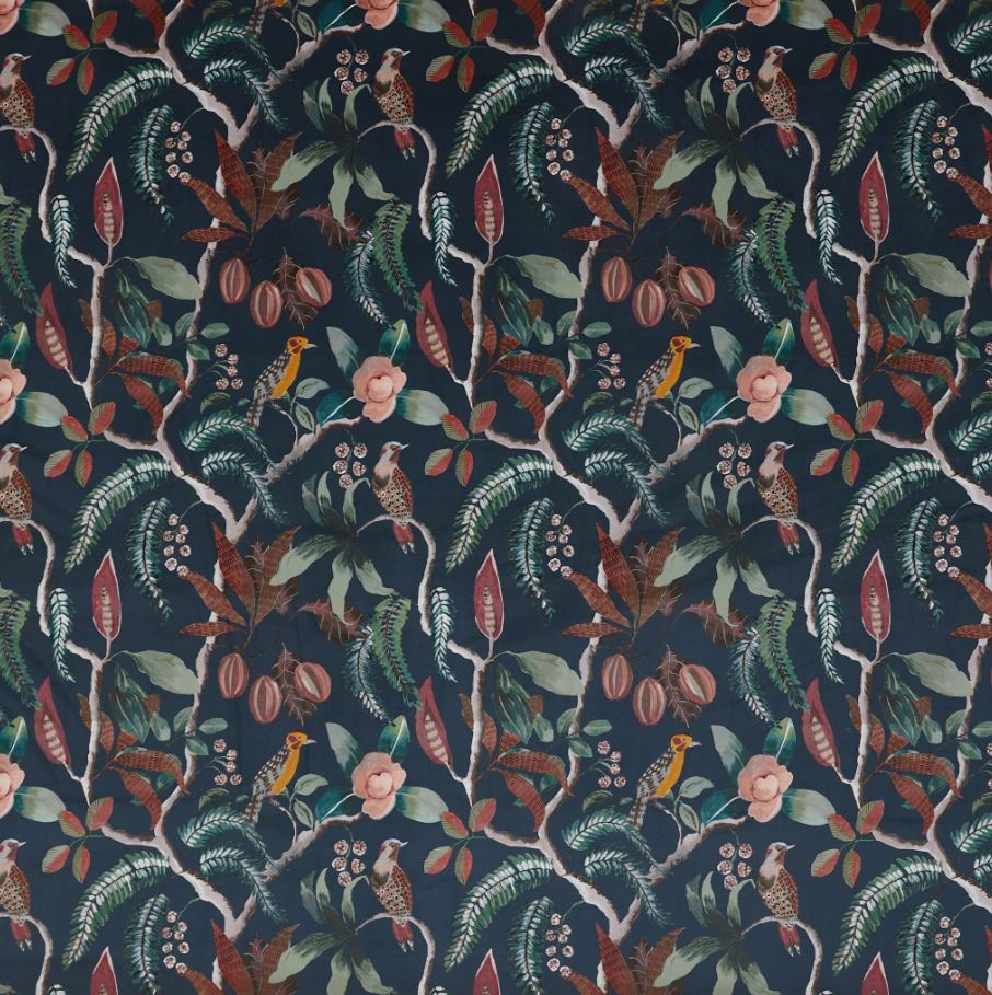 Prestigious Textiles Summer Renaissance Sumatra Cobalt Fabric