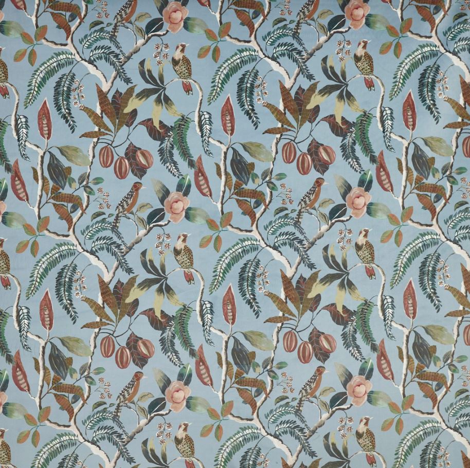 Prestigious Textiles Summer Renaissance Sumatra Slate Fabric