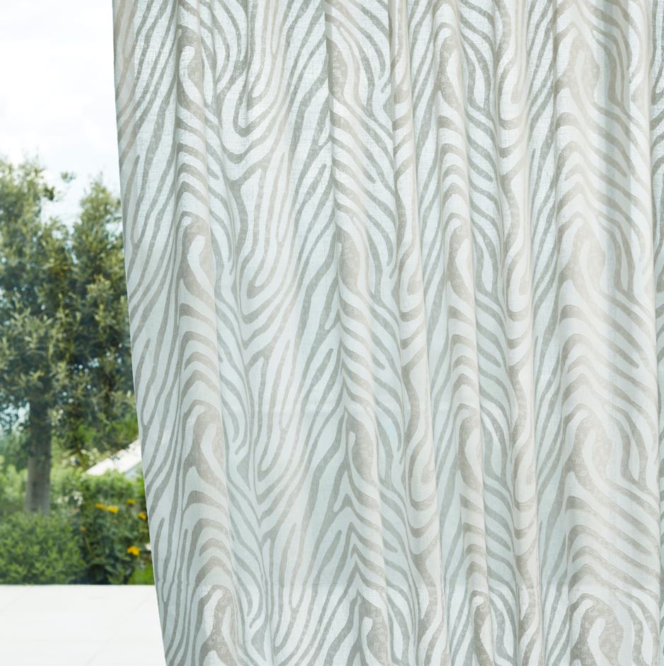 Harlequin Sheers 1 Equus Chalk/Tranquilty Fabric