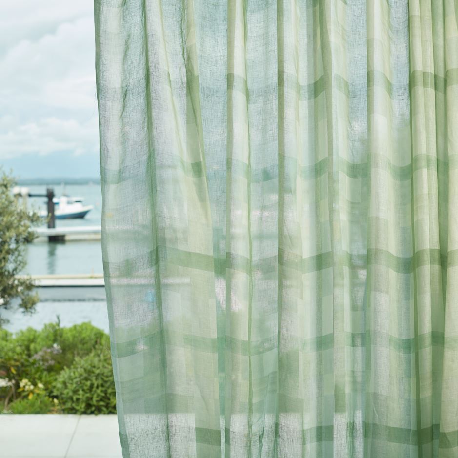 Harlequin Sheers 1 Ertha Clover Fabric