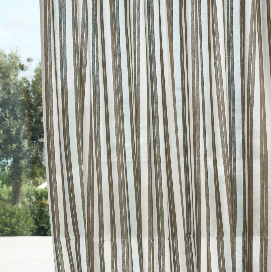 Harlequin Sheers 1 Himmel Olive Fabric