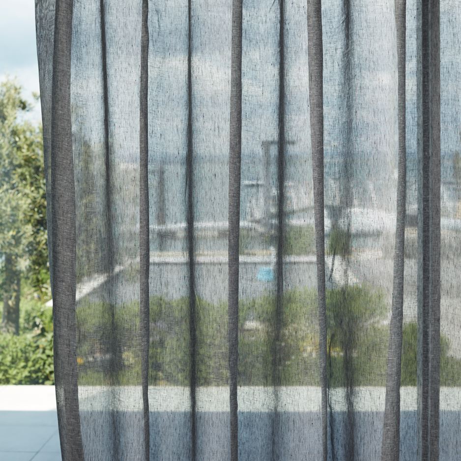 Harlequin Sheers 1 Lucent Ebony Fabric