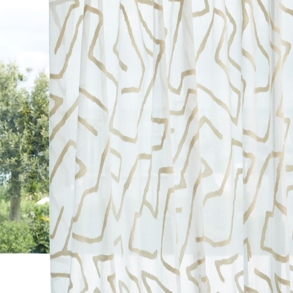 Harlequin Sheers 1 Melodic Chalk/Parchment Fabric