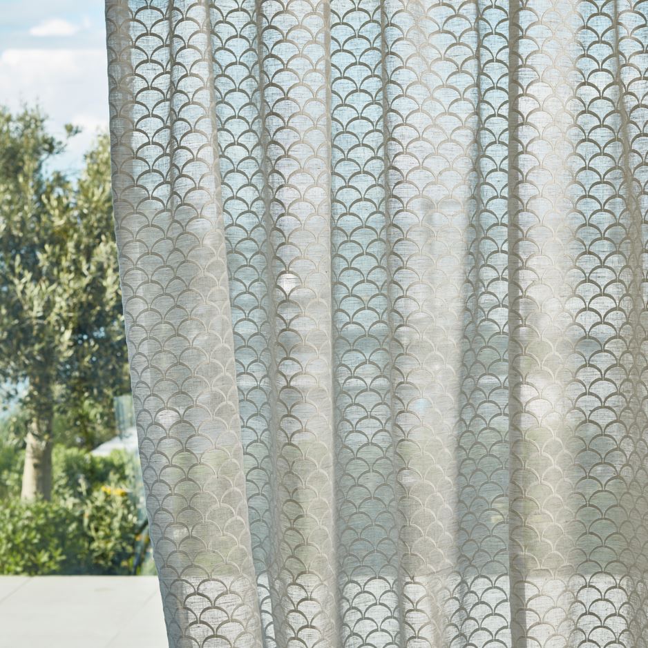 Harlequin Sheers 1 Nuvole Incense Fabric