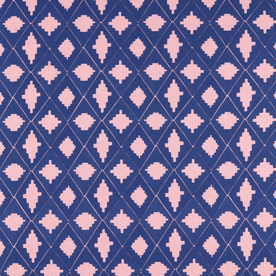 Harlequin x Sophie Robinson Garden Terrace Lapis/Rose Fabric