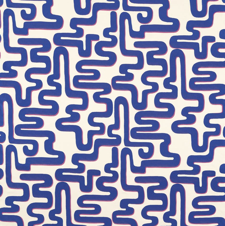 Harlequin x Sophie Robinson Meander Lapis/Spinel Fabric