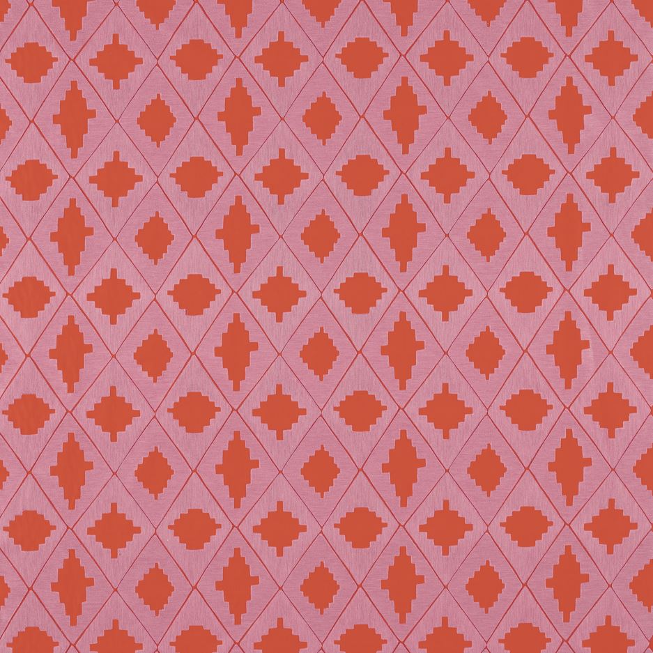 Harlequin x Sophie Robinson Garden Terrace Ruby/Rose Fabric