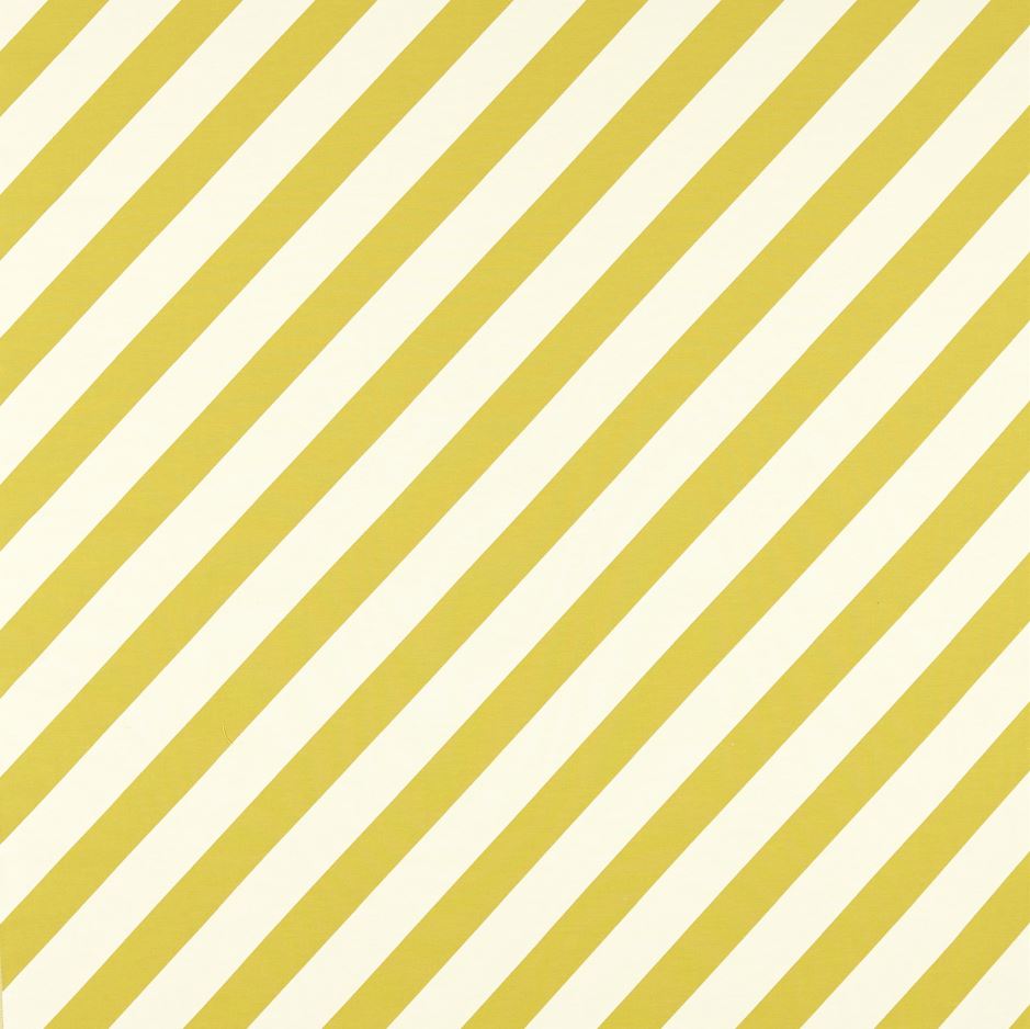 Harlequin x Sophie Robinson Paper Straw Stripe Citrine Fabric