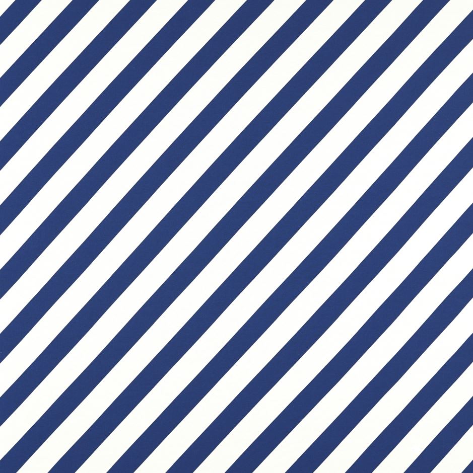 Harlequin x Sophie Robinson Paper Straw Stripe Lapis Fabric
