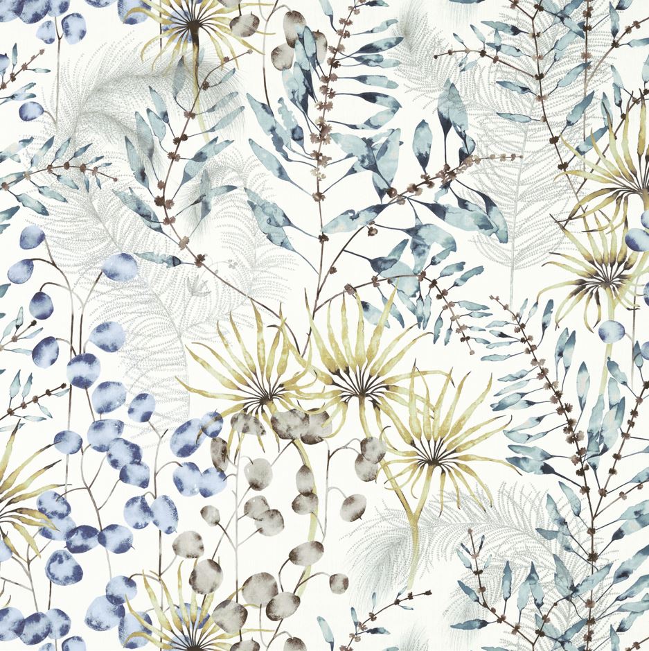 Harlequin Colour 4 Postelia Lagoon/Linden Fabric