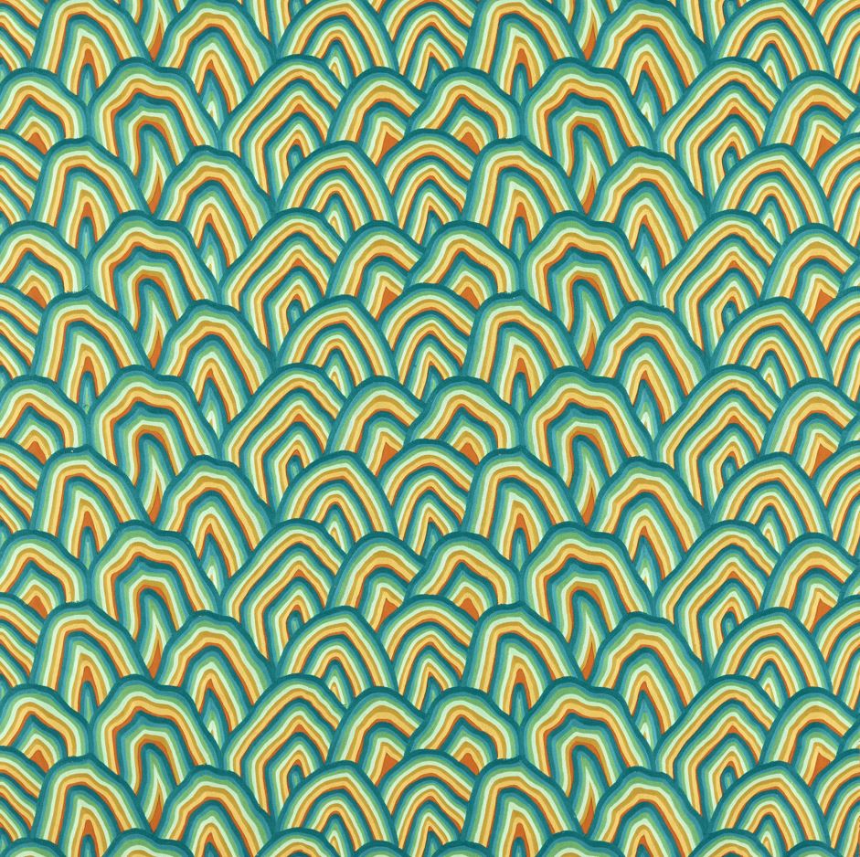 Harlequin Colour 3 Kumo Wilderness/Amber/Paprika Fabric