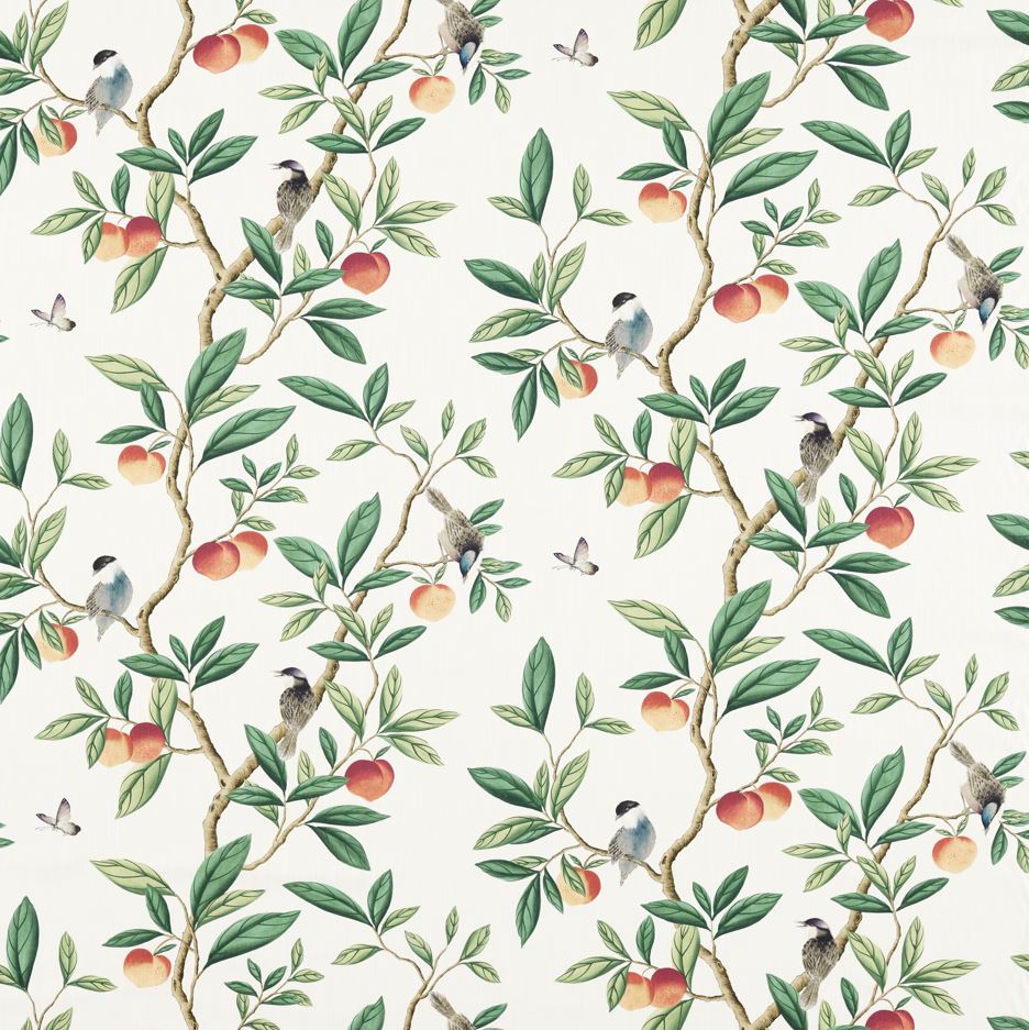 Harlequin x Diane Hill Ella Fig Blossom/Fig Leaf/Nectarine Fabric