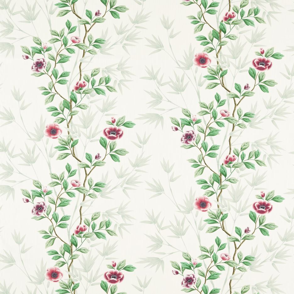 Harlequin x Diane Hill Lady Alford Fig Blossom/Magenta Fabric