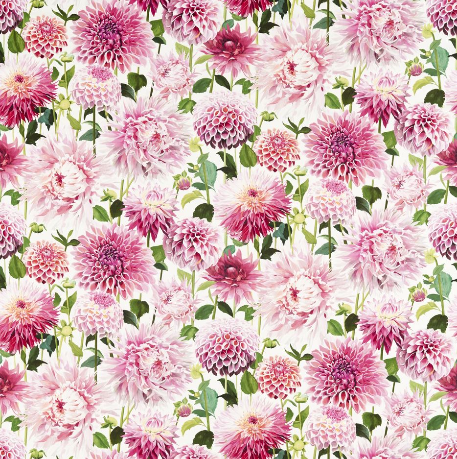 Harlequin Colour 2 Dahlia Blossom/Emerald Fabric