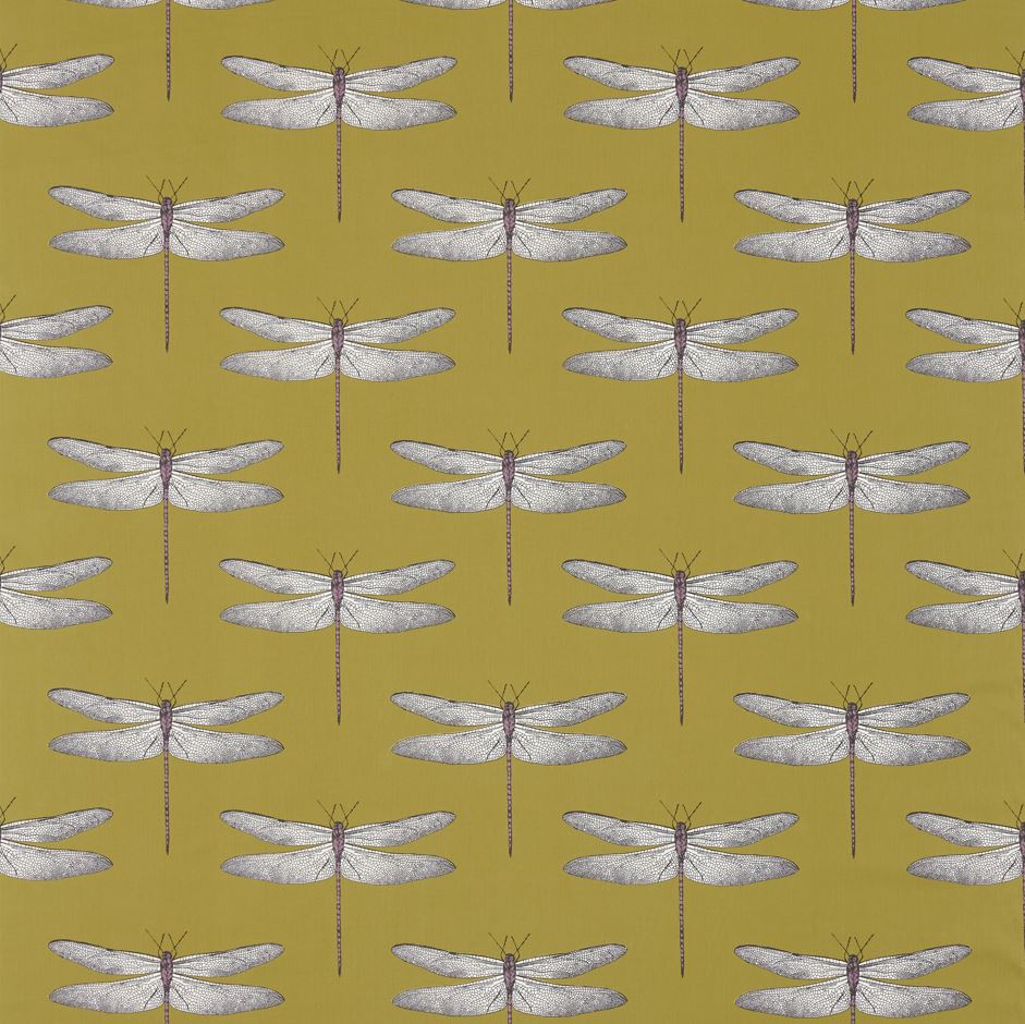 Harlequin Colour 2 Demoiselle Chartreuse/Grape Fabric