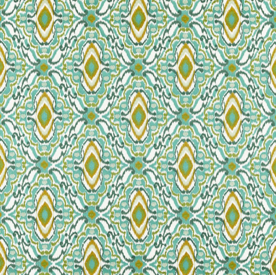 Harlequin Colour 2 Ixora Emerald/Palm/Chartreuse Fabric