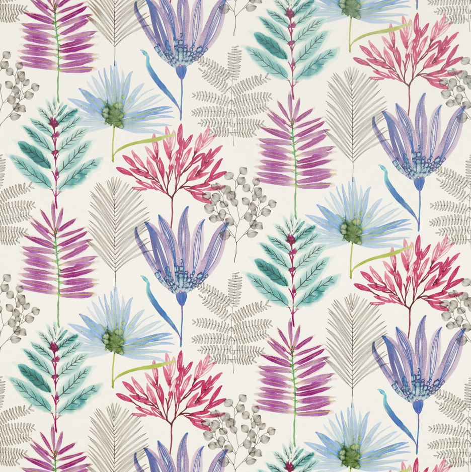 Harlequin Colour 2 Yasuni Cerise/Lagoon Fabric