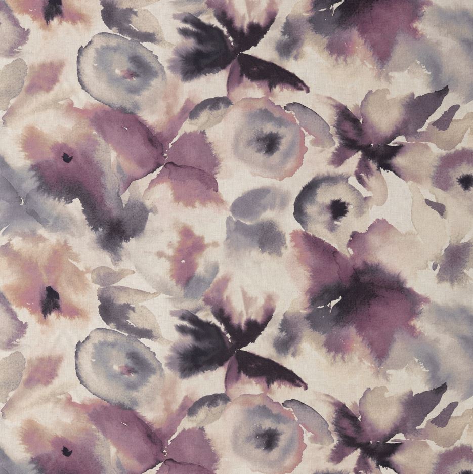 Harlequin Colour 2 Flores Damson/Viola/Blush Fabric