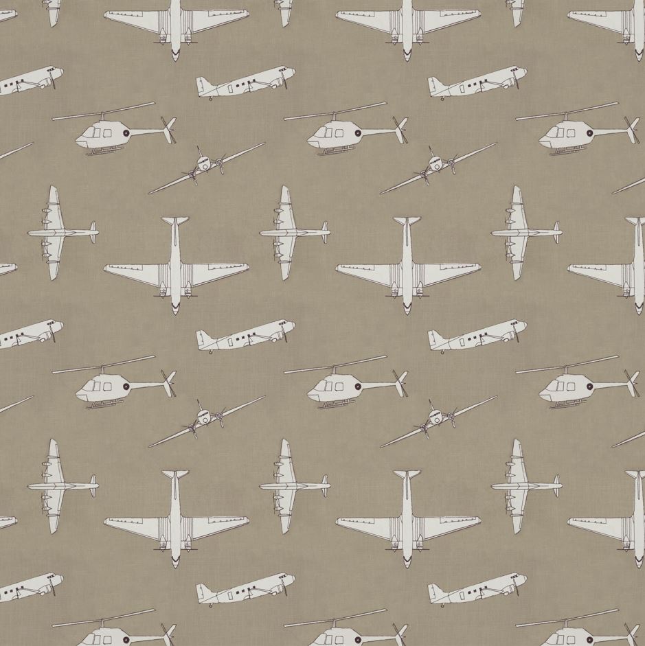 Harlequin Chocks Away Stone Fabric