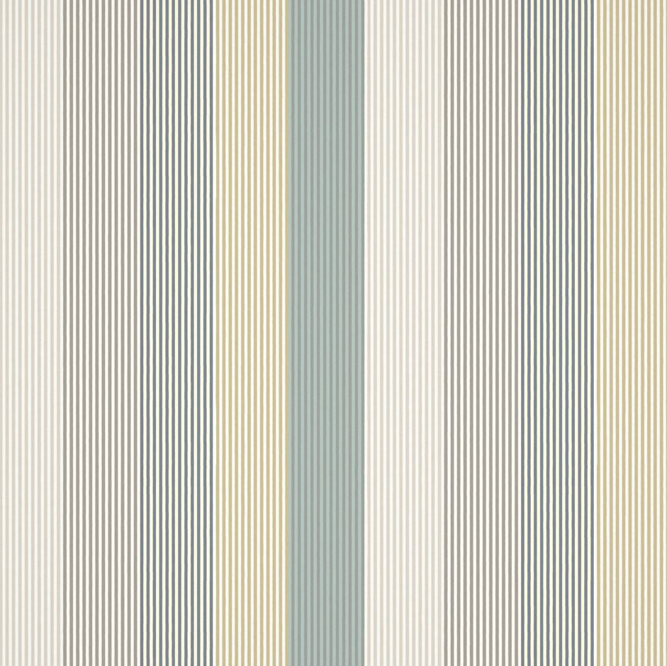 Harlequin Funfair Stripe Calico/Cloud/Pebble/Duckegg Fabric