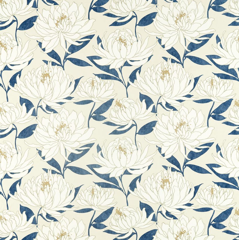 Harlequin Salinas Prints & Weaves Sebal Cobalt/Glacier Fabric