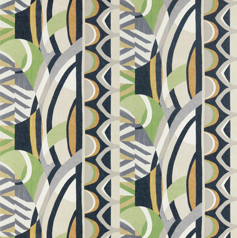 Harlequin Atelier Atelier Saffron/Charcoal/Wasabi Fabric