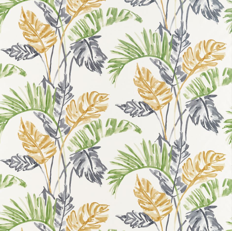 Harlequin Atelier Toshiko Saffron/Charcoal/Wasabi Fabric