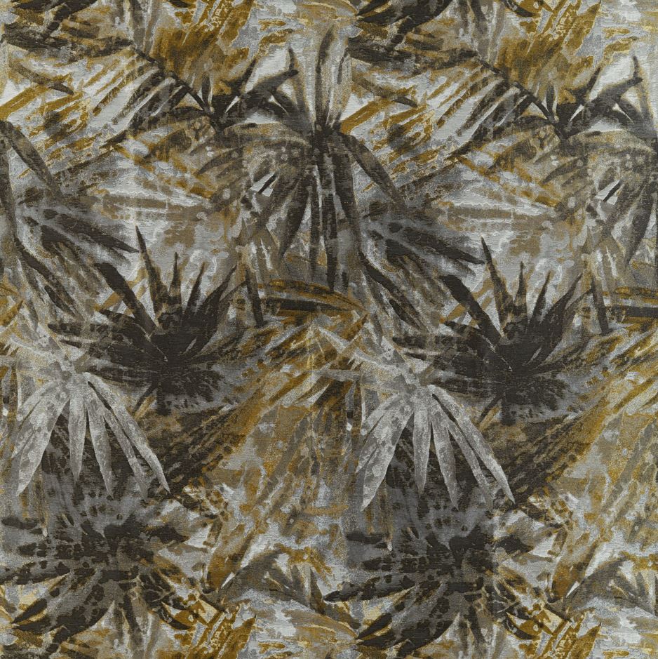 Harlequin Atelier Celadon Saffron/Charcoal/Steel Fabric
