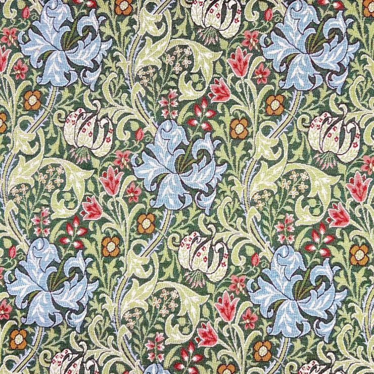 Chatham Glyn William Morris Chenilles Golden Lily Bottle Fabric