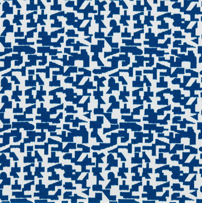 Clarke & Clarke Alfresco Kaleia Cobalt Fabric