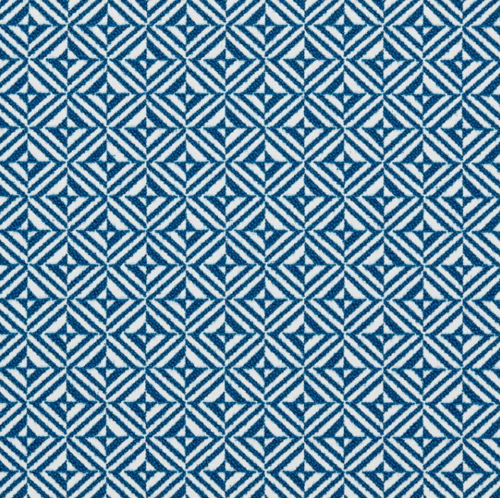 Clarke & Clarke Alfresco Coronado Cobalt Fabric