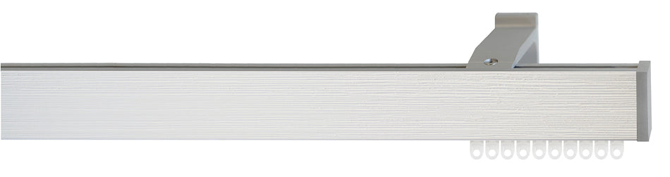 Jones Sencillo 40mm Hand Drawn Curtain Track Pole Alabaster