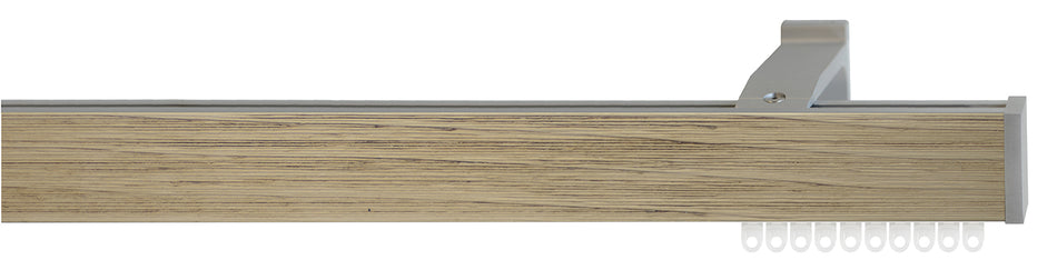 Jones Sencillo 40mm Hand Drawn Curtain Track Pole Truffle