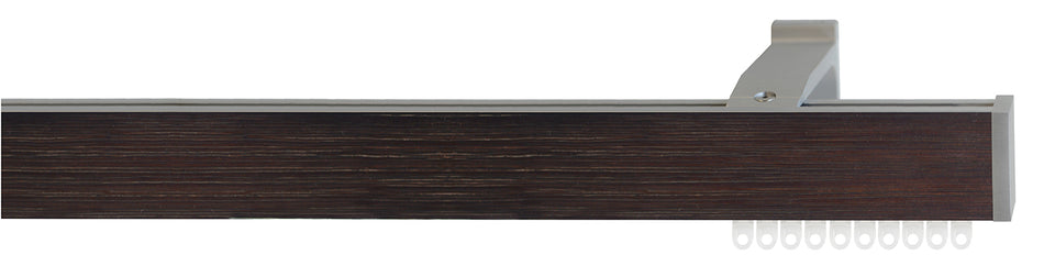 Jones Sencillo 40mm Hand Drawn Curtain Track Pole Oak