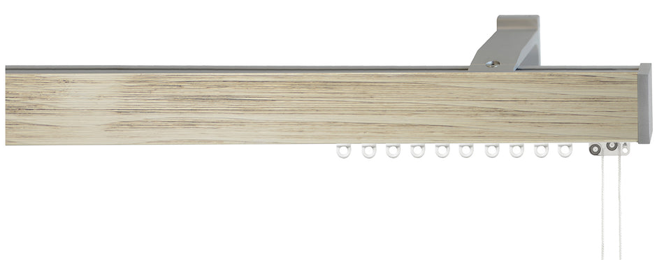 Jones Sencillo 40mm Cord Drawn Curtain Track Pole Tusk