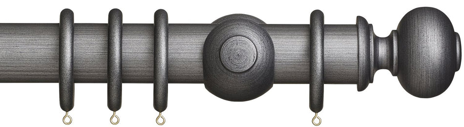 Museum 55mm Satin Pewter Pole Parham Finial