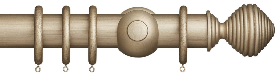 Museum 55mm Satin Oyster Pole Dune Finial