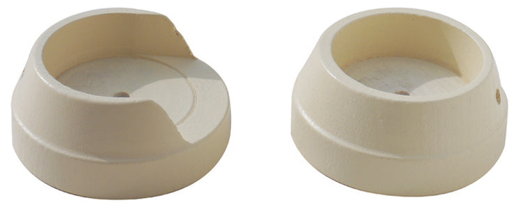 Woodline 28mm 35mm and 50mm Recess Brackets Cream