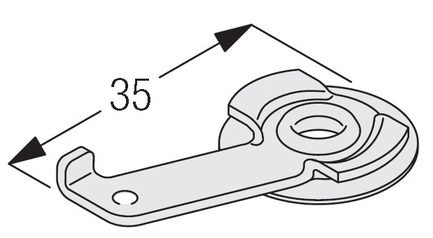 Silent Gliss 3825 Clamp Bracket (3840,5200,5400)