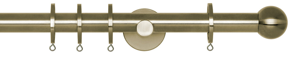 Neo 19mm Pole Spun Brass Ball